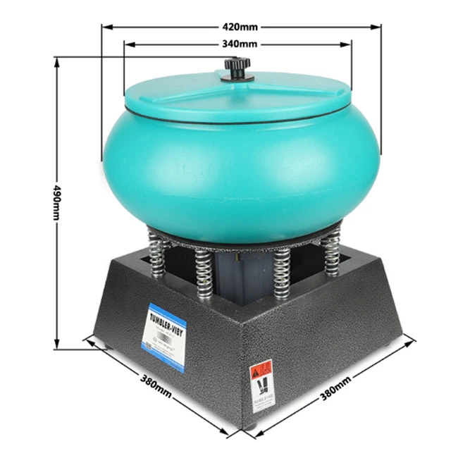 17′′ Vibratory Tumbler Vibrating Polishing Machine for Stone and Jewelry Polishing